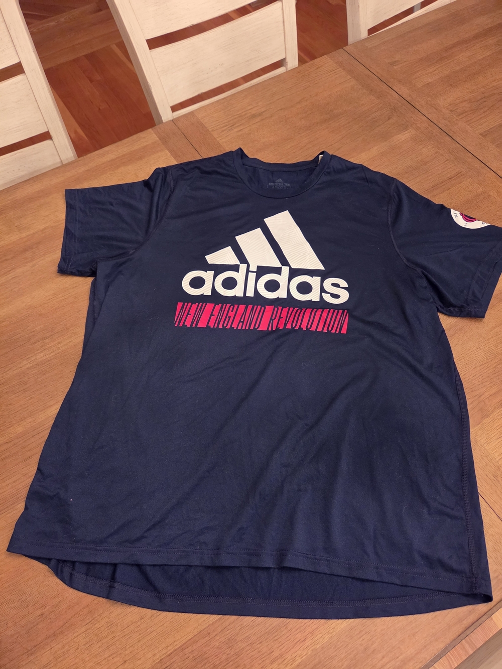 Adidas Men’s Navy Logo Tee - Short Sleeve Athletic Shirt